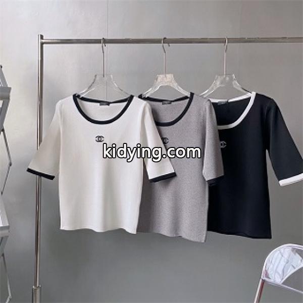 CH@NELの女性限定 激安 ブランド 通販 半袖tシャツ エレガンスな美しい 都会らしい洗練された印象-0