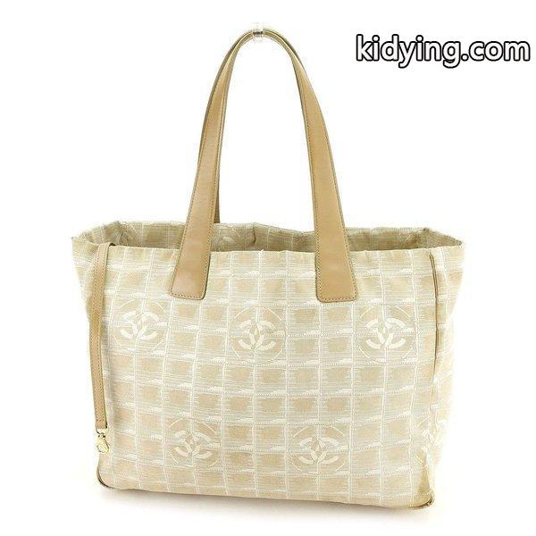 Chanel バッグ トートバッグ ニュートラベルライン ニュートラベルライントートMM ベージュ レディース メンズ 中古 Bag :T3085:ブランドデポTOKYO - 通販ショッピング-0
