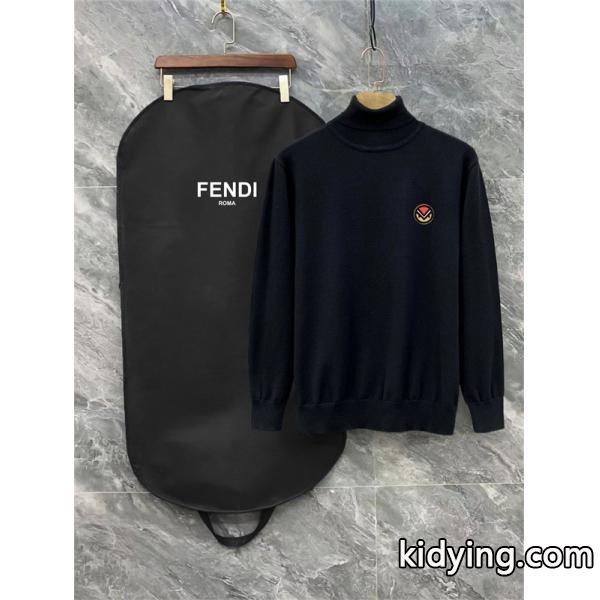 2025秋冬最新・上質感仕上げ ワンポイントタートルニット 人気 FENDI フェンディ コピー-2