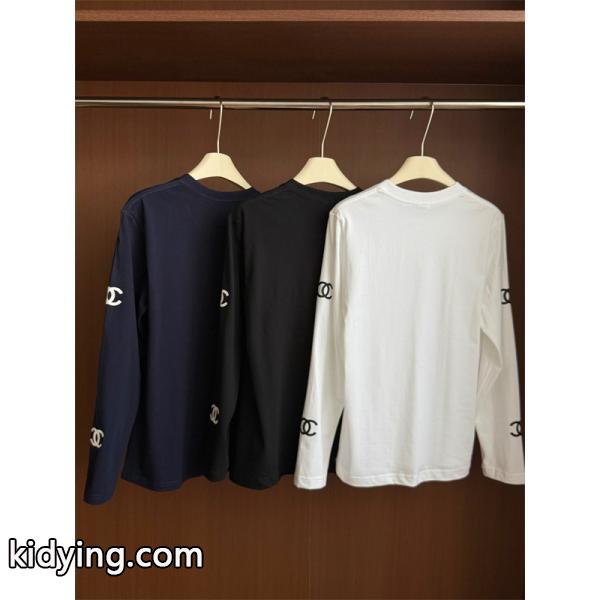 CHANEL 2026春夏SS シャネル長袖tシャツコピーリラックス感3色使い勝手-4