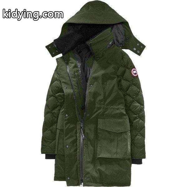 カナダグース ジャケット・ブルゾン レディース アウター Elwin Parka - Womens Military Green :03-13te58m3oz-55gp:海外インポートファッション asty - 通販ショッピング-0