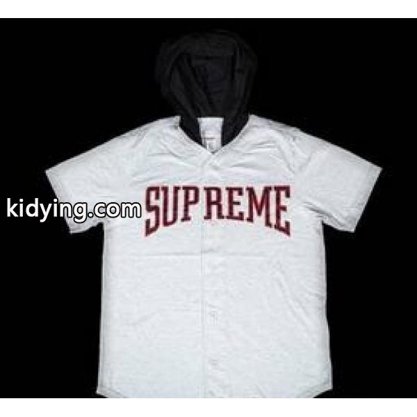 格安 シュプリーム モフードベースボールトップ アッシュグレー 快適にシャツ_半袖Tシャツ_メンズファッション_スーパーコピーブランド激安通販 専門店-0