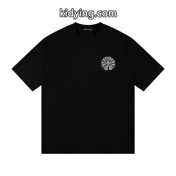 春夏CHROME HEARTSクロムハーツ ブランド Tシャツ コピー 夏物 人気 おしゃれ 爽やか  ユニセックス-0
