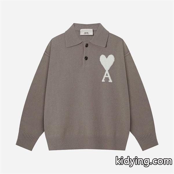 AMI PARIS アミ パリス コピー 2025秋冬 なめらか 優しい 今っぽい抜け感 洗練  ニット-1