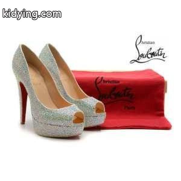 綺麗 ルブタン ペールレット スタッズ ピープトウ パンプス Louboutin Paillettes Strass 140mm Peep Toe_クリスチャンルブタン CHRISTIAN LOUBOUTIN_ブランド コピー 激安(日本最大級)-0
