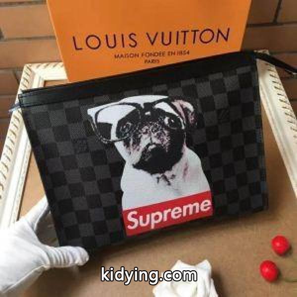 使い勝手的にルイヴィトン激安クラッチバッグLOUIS VUITTONビジネス用メンズバッグ本革ロゴプリント-1