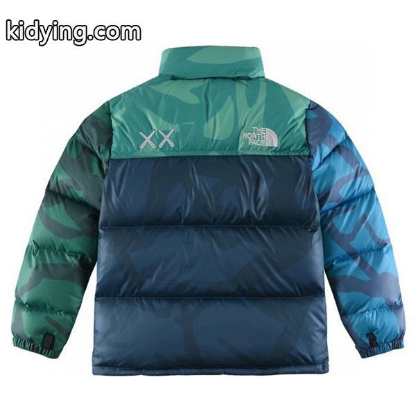 The North Face コピー カモフラージュ拼色ダウンジャケット カラフル コラボ風 2025秋冬個性 ザノースフェイス-1