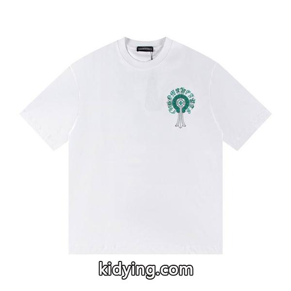 海外のファッション新品 半袖Tシャツ 2色可選 CHROME HEARTS クロムハーツ 春夏トレンドカラー__ブランド コピー 激安(日本最大級)-0