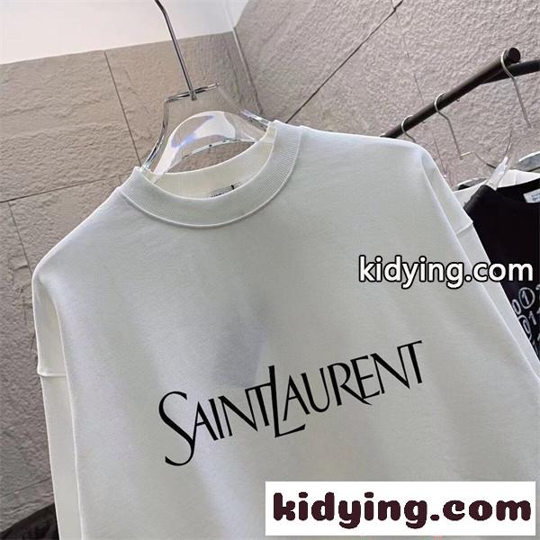 トレーナー 柔軟裏毛 ベーシック設計 通年対応 新作 SAINT LAURENT イヴ・サンローラン コピー-7