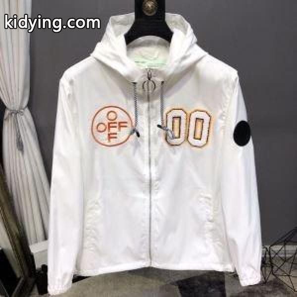 2色可選 フード付きコート こなれた雰囲気が特徴 Off-White オフホワイト 春夏にも楽しむすアイルに_Off-White オフホワイト_ブランド コピー 激安(日本最大級)-1