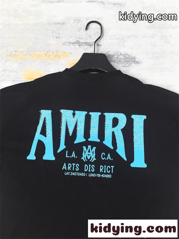 アミリ コピー バックプリント 半袖Tシャツ AMIRI メンズ ストリート系 オーバーサイズ-4