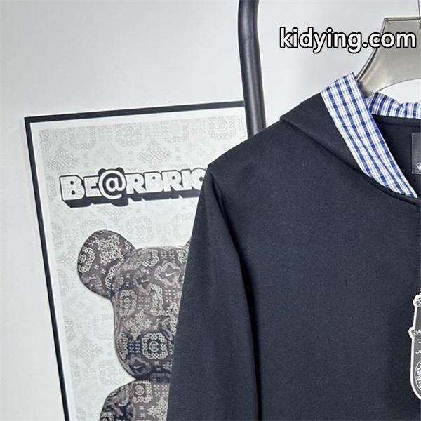 CHROME HEARTS コピー カジュアル 上質 パーカー チェックフード クロス刺繍 クロムハーツ-2
