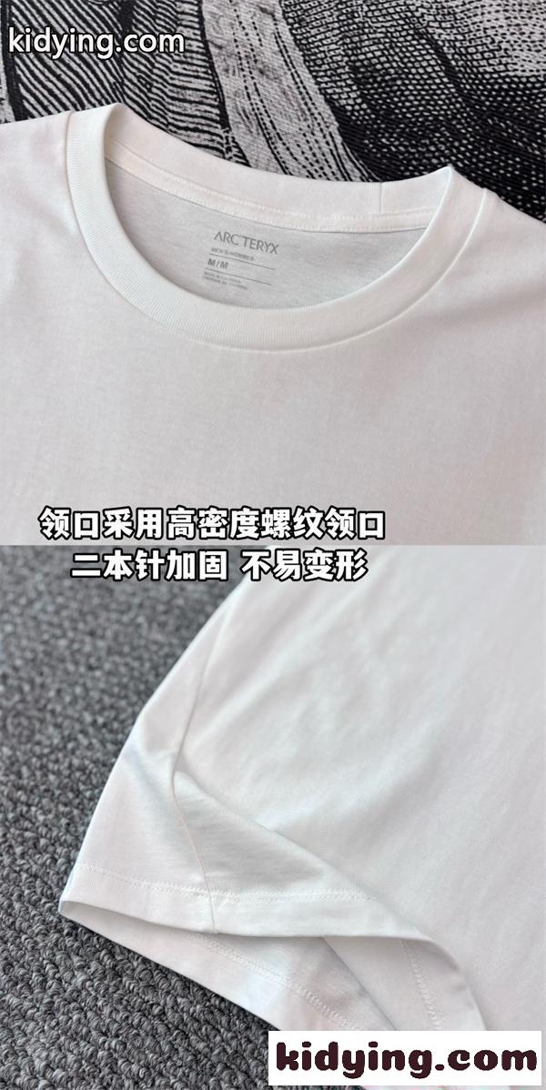 アークテリクス コピー プリント Tシャツ ARCTERYX ホワイト 半袖 シンプル カジュアル 軽やか-7