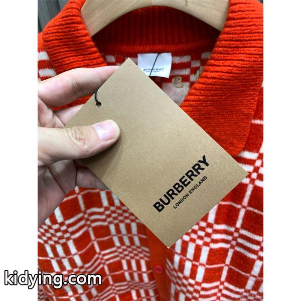 存在感抜群 秋冬華やか レッド チェック BURBERRY バーバリー コピー ニット カーディガン-2