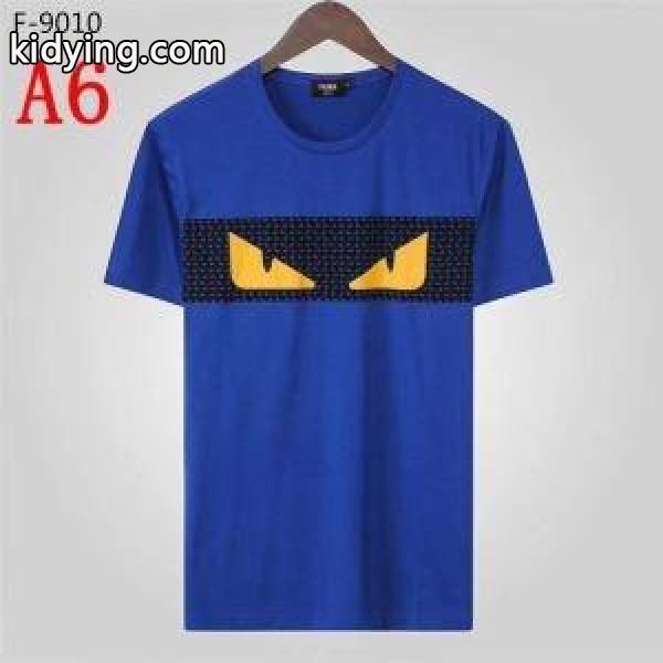 フェンディ FENDI きれいめな印象で着こなし 半袖Tシャツ 2019ss先どりトレンド_フェンディ FENDI_ブランド コピー 激安(日本最大級)-5