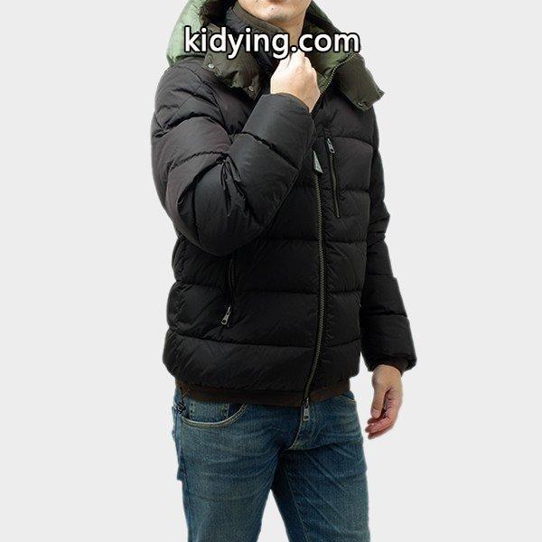 モンクレール MONCLER GRES フード付 ダウンジャケット ブラック×カーキ [メンズ] 4198585 64155 999 :281021040:ブランドジュエリー京都 - 通販ショッピング-0