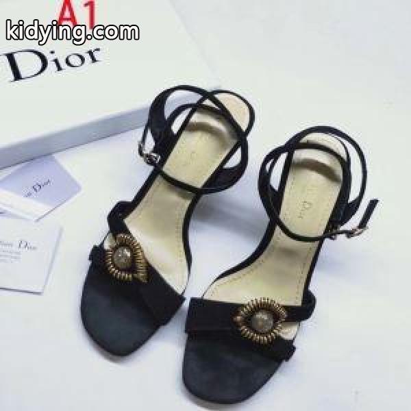 ディオール Dior レディース サンダル 抜群な存在感があるアイテム コピー SURREAL-D 大人気 ブラック グレー 最低価格-0