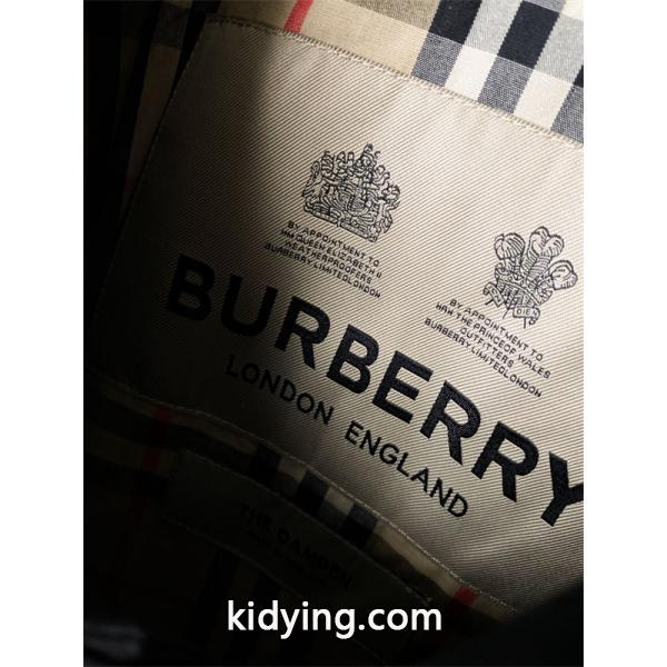 BURBERRY 激安 メンズ カムデン シングルブレスト コート ガバジン素材 英国クラシック 細身シルエット オールシーズン対応-6