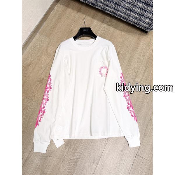 &上品&blackpinkカラー人気クロムハーツ長袖tシャツコピー2026トレンドCHROME HEARTS 激安通販-4