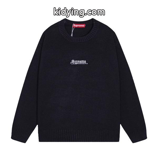 2025冬 定番ロゴ刺繍 ミニマルニット シュプリーム Supreme 偽物 N級品 季節限定モデル-0