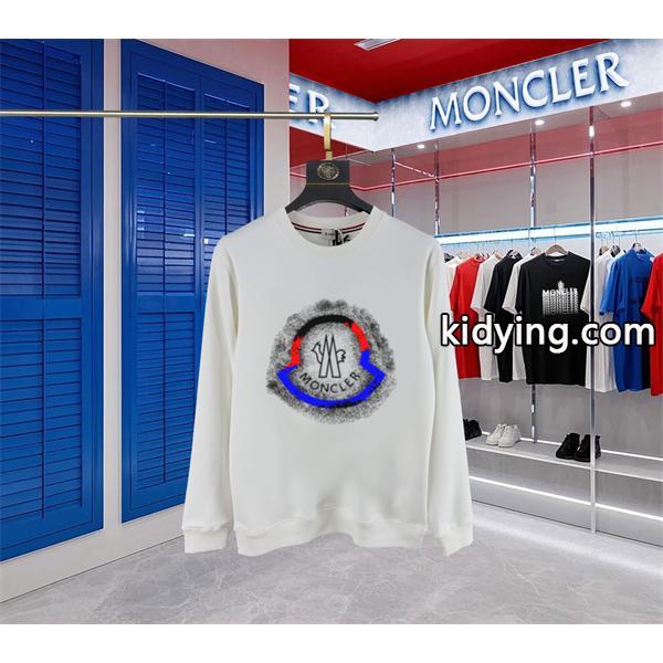 トレンド感 ホワイト スウェット 2026新作 おすすめ MONCLER モンクレール コピー-0