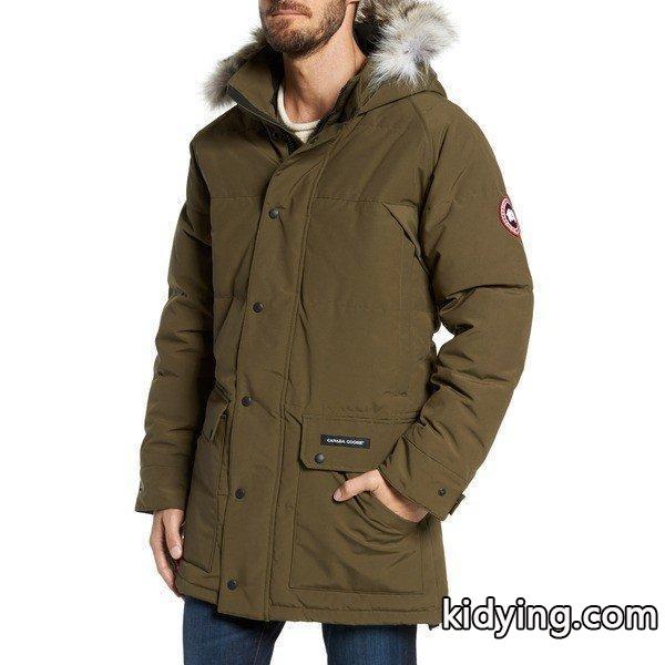 カナダグース ジャケット・ブルゾン アウター メンズ Canada Goose Emory Genuine Coyote Fur Trim Parka Military Green :36-1qj6hv2gd9-55gp:asty-shop2 - 通販ショッピング-0