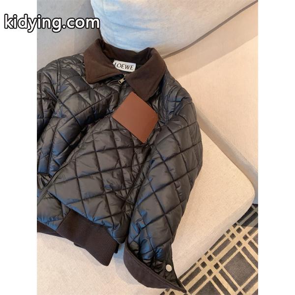 冬仕様 カーキ キルティング LOEWE ロエベ コピー ジャケット 軽量設計 人気 定番-8