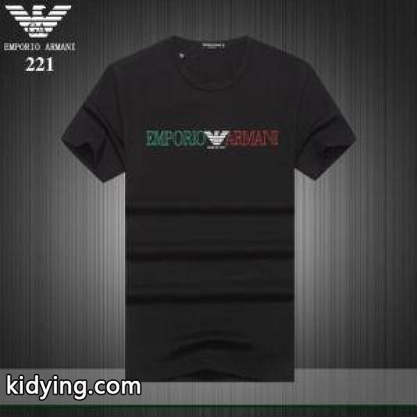 赤字超特価大人気ビッグシルエット大きいサイズ幅広いブラックホワイトネイビーARMANIアルマーニ tシャツ 激安-1