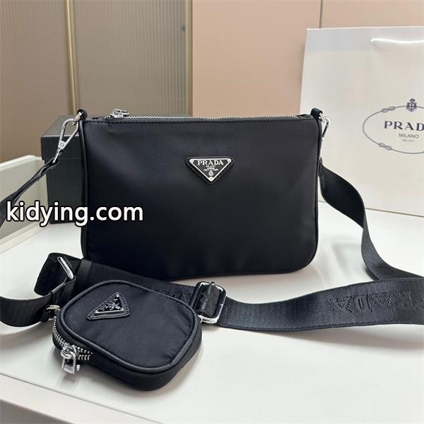 おすすめ 上品な PRADA プラダ コピー クロスボディバッグ メンズ ブラック 高評価-8