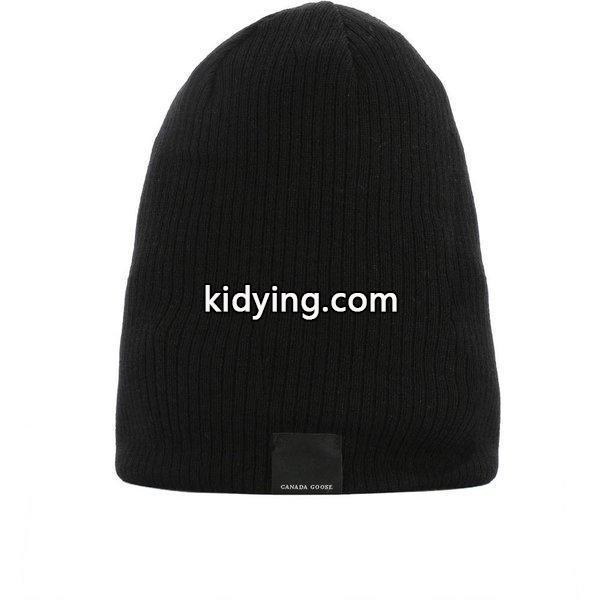 カナダグース メンズ ニット 帽子 Black wool hat Black :hv-171696:フェルマート fermart 1号店 - 通販ショッピング-0