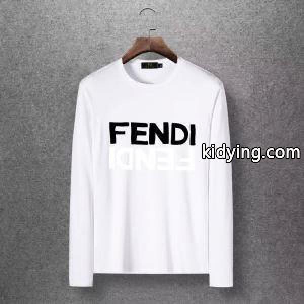 今年の秋冬のトレンドも意識 2019秋冬におすすめ着こなし フェンディ FENDI 長袖Tシャツ 4色可選_フェンディ FENDI_ブランド コピー 激安(日本最大級)-1