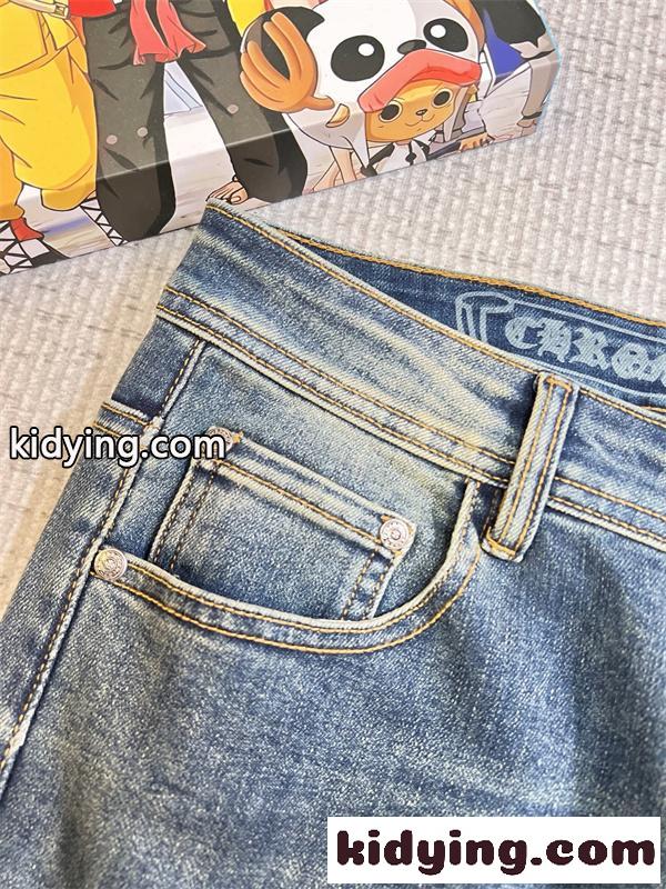ウォッシュド加工 ストレート寄り シンプルボトムス CHROME HEARTS クロムハーツ コピー ジーンズ こなれ見え 買い足し候補-3