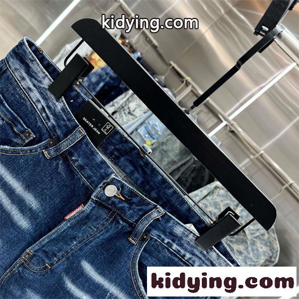 デニムショートパンツ メンズ DSQUARED2 ディースクエアード コピー ハーフパンツ 夏 ストレッチ-7