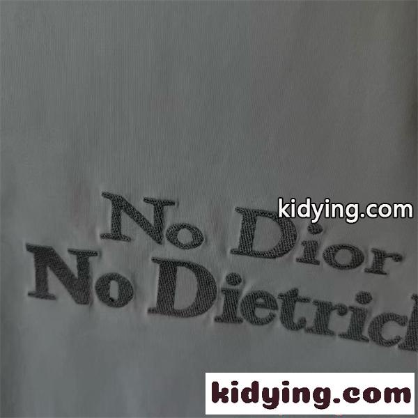 ミニマル プリント DIOR 半袖Tシャツ メンズ レディース兼用 コットン素材 ディオール コピー-5