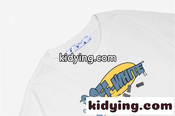 Off-White オフホワイト コピー 半袖Tシャツ プリント ビッグシルエット ストリート夏トップス-1