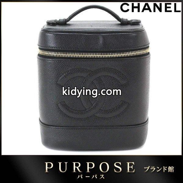 キャビアスキン 縦型 バニティ ハンド バッグ ブラック 黒 A01998 :90040268:PURPOSEパーパス・ヤフー店 - 通販ショッピング-0