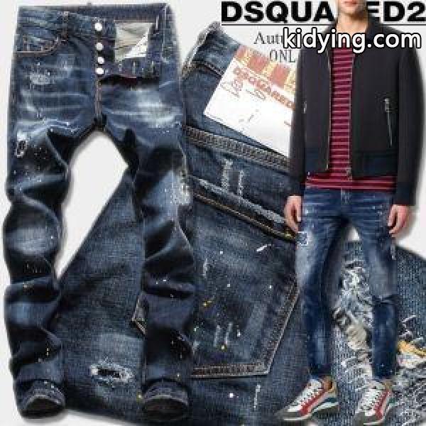 大胆なスリット上品 ジーパン パンツ DSQUARED2 ディースクエアード 2018話題となる_ディースクエアード DSQUARED2_ブランド コピー 激安(日本最大級)-0