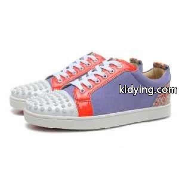 HOT2017ルブタンルイスジュニアスパイクスフラットコットンスニーカーLOUBOUTIN LOUIS_クリスチャンルブタン CHRISTIAN LOUBOUTIN_ブランド コピー 激安(日本最大級)-0