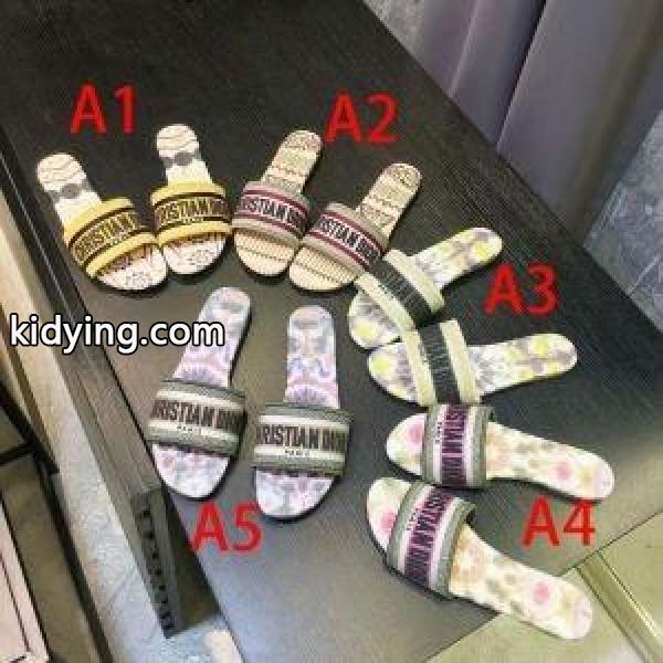 Dior ディオール レディース サンダル 日本もまだ未入荷アイテム！先行入荷！コピー DWAY ５色可選 日常 コーデ KCQ209EKL_S21H-0