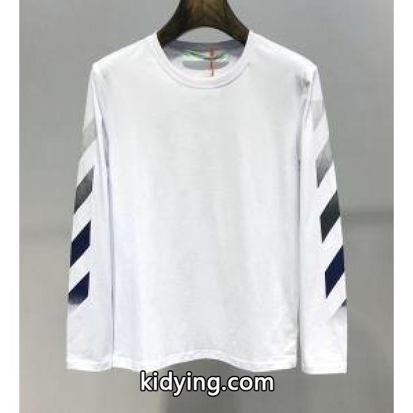 2019春夏トレンドカラー Off-White オフホワイト 長袖Tシャツ 2色可選 今すぐ買えちゃう!新着_Off-White オフホワイト_ブランド コピー 激安(日本最大級)-0