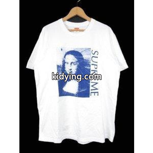 18SS シュプリーム SUPREME モナリザ Tシャツ カットソー 半袖 ロゴ M 白 Mona Lisa Tee ☆激安& メンズ 通販-0