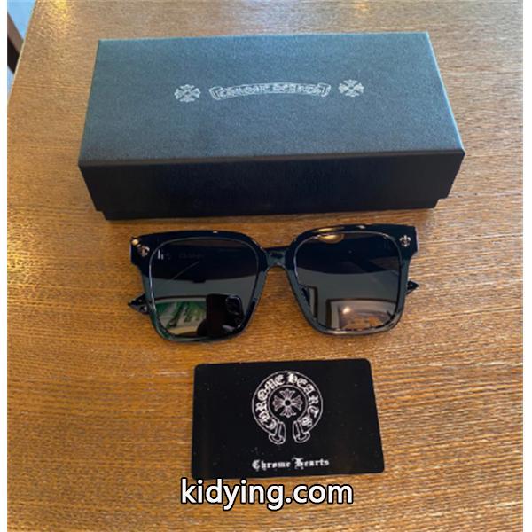 CHROME HEARTS サングラス SALE! クロムハーツ 伊達 メガネ 眼鏡フレーム 黒  通販ショッピング-0