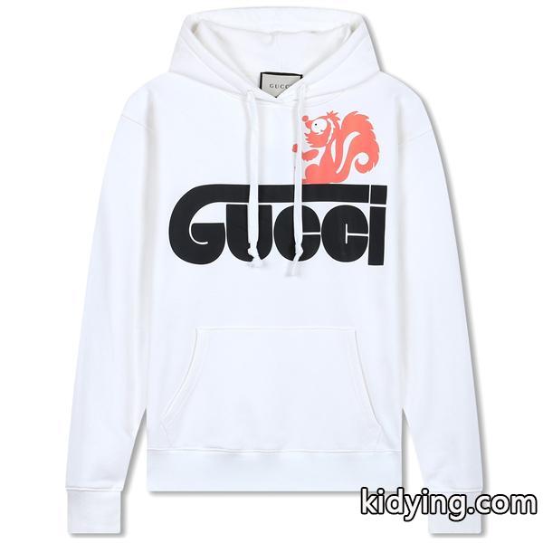 グッチ コピー GUCCI ロゴデザイン パーカー ブラック アイキャッチ 力強い-7