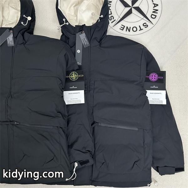 STONE ISLAND ストーンアイランド 偽物 2025秋冬 定番 ブラック 人気注目 保温力抜群 ダウンジャケット-4