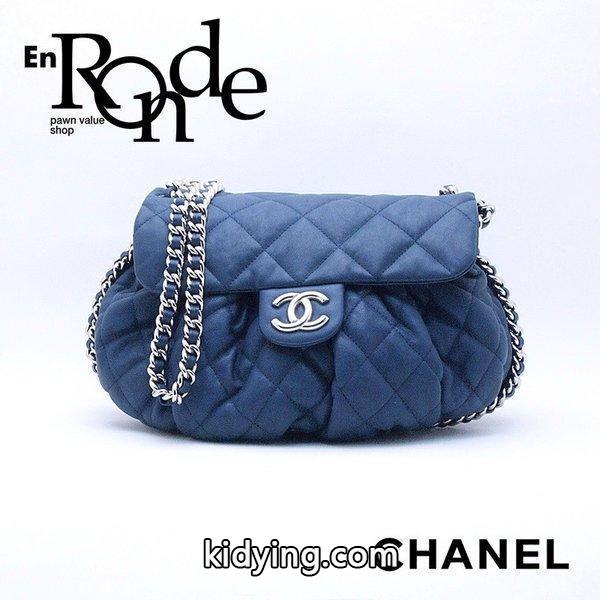 ショルダーバッグ 　ショルダーバッグ　チェーンアラウンド レザー ブルー 中古 新入荷 おすすめ 新着 :chanel-bag-0079300621:ブランドRebornのロンド - 通販ショッピング-0