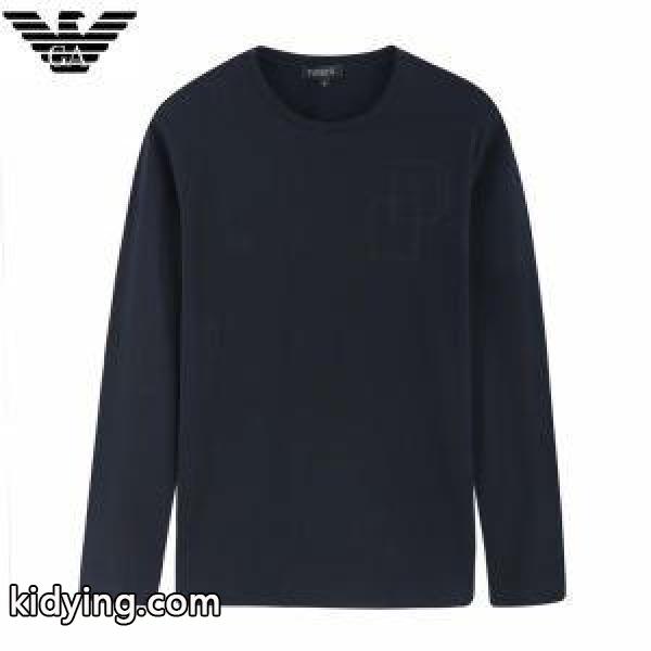 着回し力の高いが魅力 2019年秋冬最新のトレンド アルマーニ ARMANI 長袖Tシャツ 3色可選_アルマーニ ARMANI_ブランド コピー 激安(日本最大級)-2