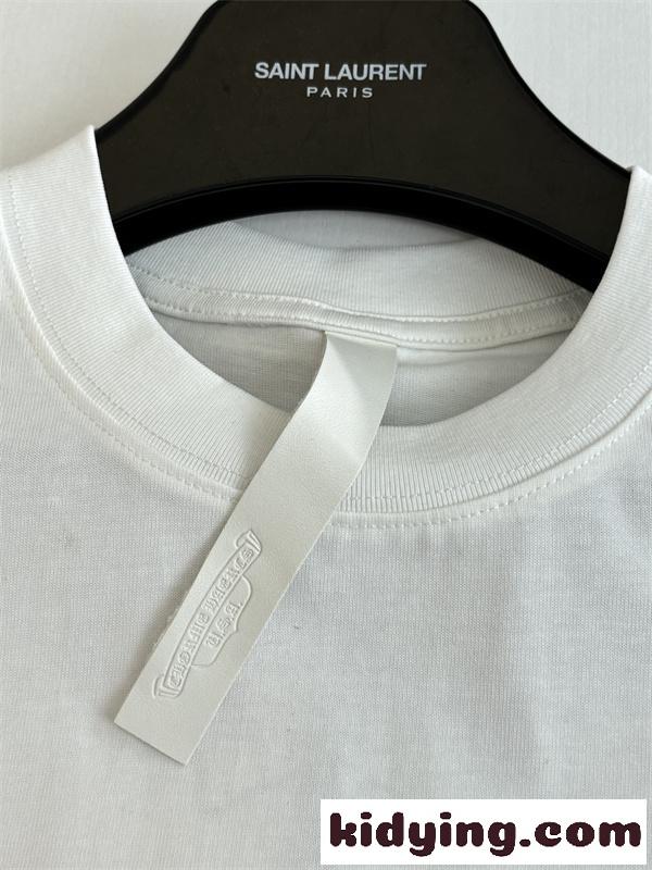 CHROME HEARTS クロムハーツ コピー クロスパッチデザイン ルーズシルエット 半袖Tシャツ-4