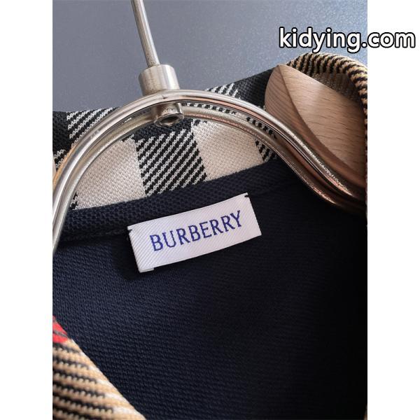 本格派!バーバリー コピー BURBERRY 2025秋冬人気 ブルー チェックフードジャケット-4