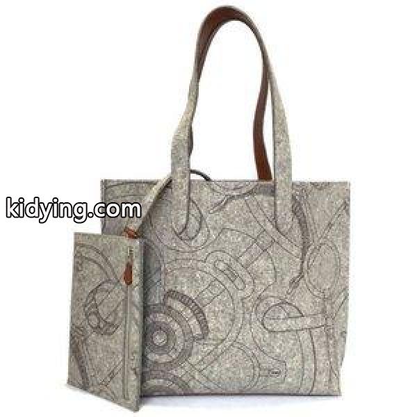 エルメス トートバッグ カリミMM ショッピングバッグ グレー ショルダーバッグ フェルト HERMES ハンドバッグ ポーチ付き レディース :r183611521:ブランディールYahoo!ショップ - 通販ショッピング-0