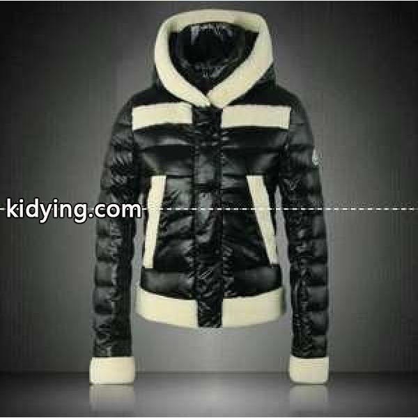 2013-14秋冬新作登場 女性用 ジャケット フード付 ボーダー柄 MONCLER ダウンジャケット 3色可選_女性用ダウンジャケット_モンクレール特集_スーパーコピーブランド激安通販 専門店-0
